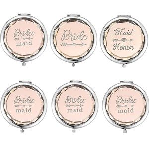Bridesmaid Gifts - Set of 7 Pocket Mirrors